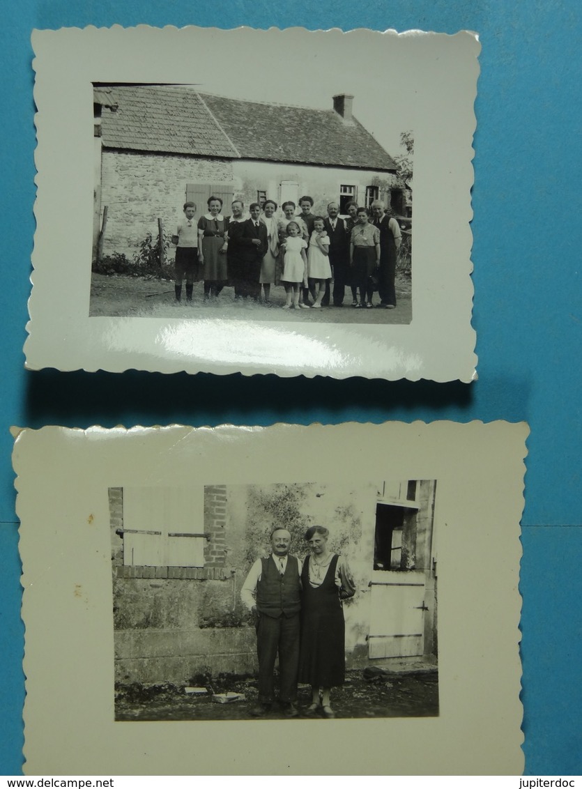 11 Photos D'amateur De Savigny Poil Fol (Vienne)en Juin 1940 Où Une Famille Belge Semble S'être Réfugiée - Guerre, Militaire