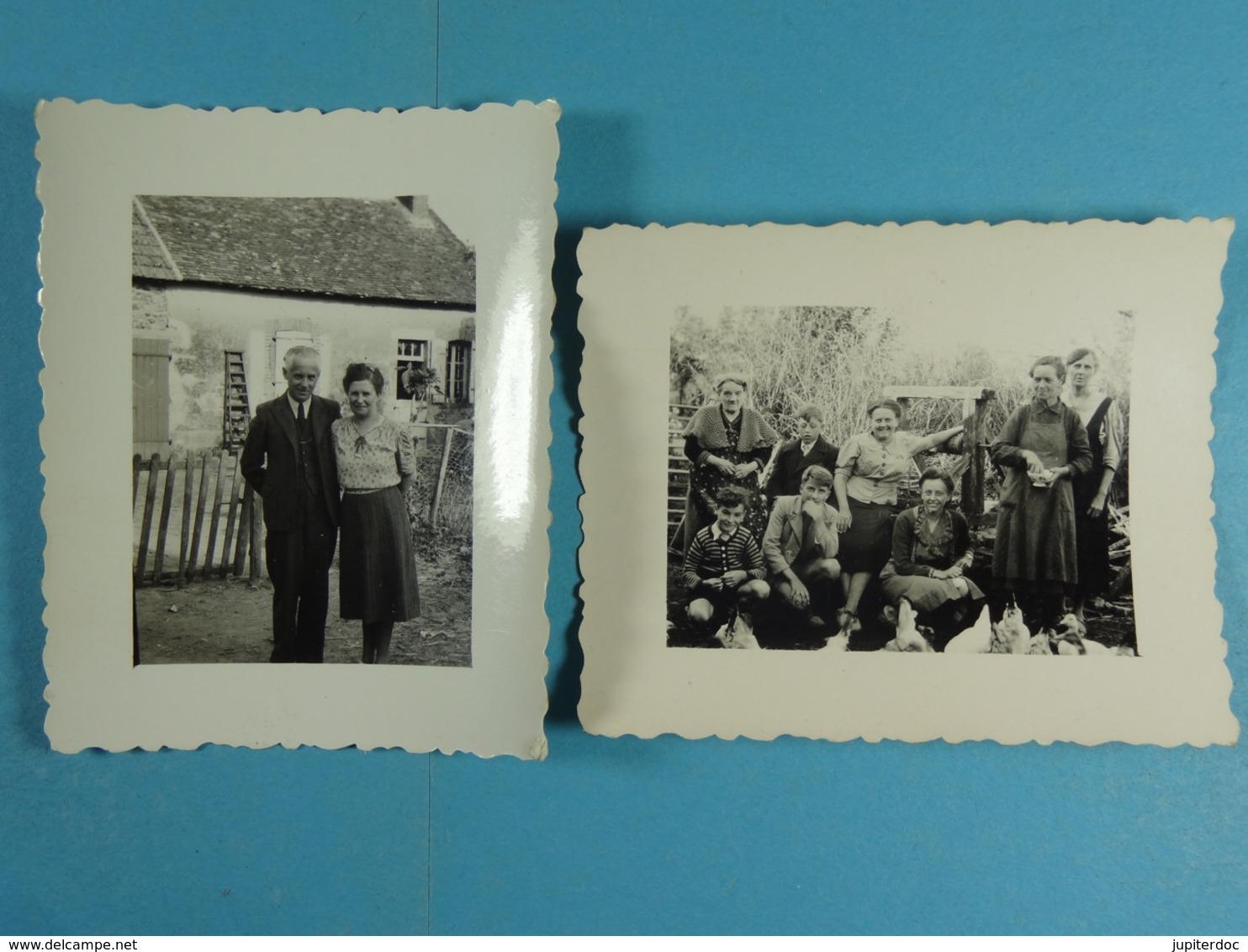 11 Photos D'amateur De Savigny Poil Fol (Vienne)en Juin 1940 Où Une Famille Belge Semble S'être Réfugiée - Guerre, Militaire