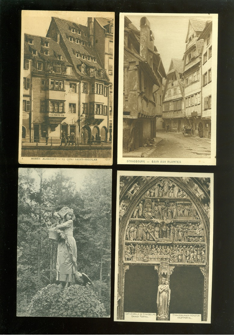 Lot de 50 cartes postales de France Rhin ( Bas ) Strasbourg Strassbourg     Lot van 50 postkaarten van Frankrijk ( 67 )