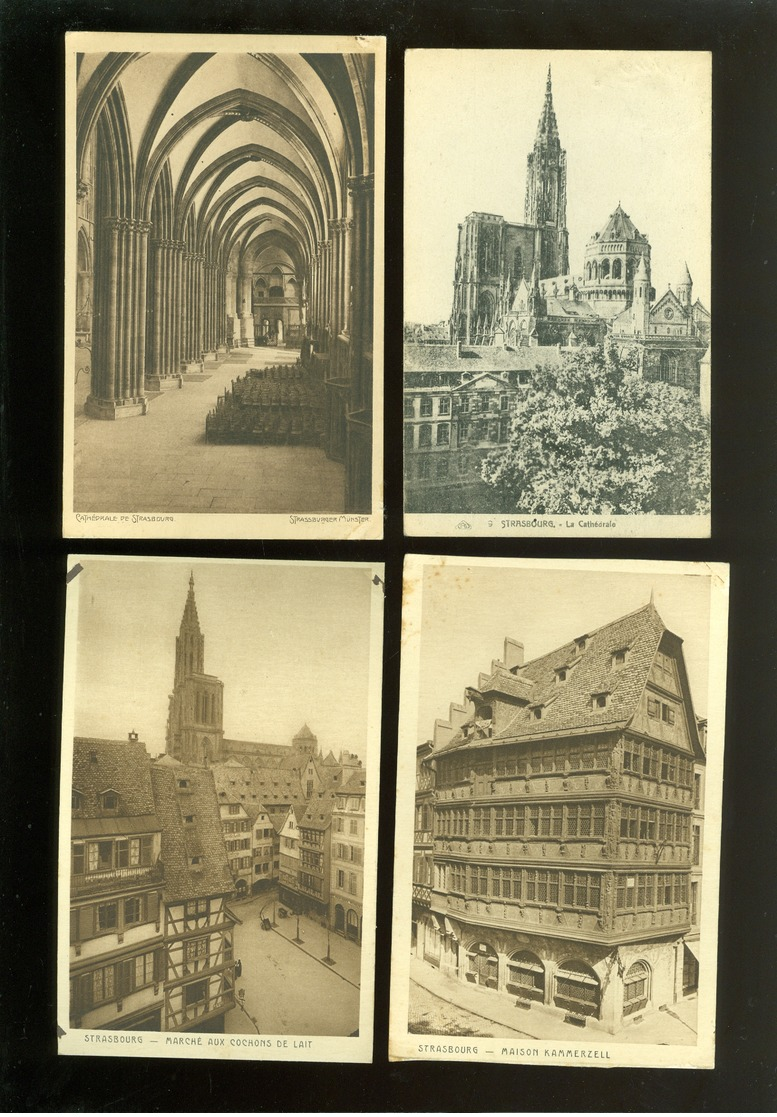 Lot de 50 cartes postales de France Rhin ( Bas ) Strasbourg Strassbourg     Lot van 50 postkaarten van Frankrijk ( 67 )