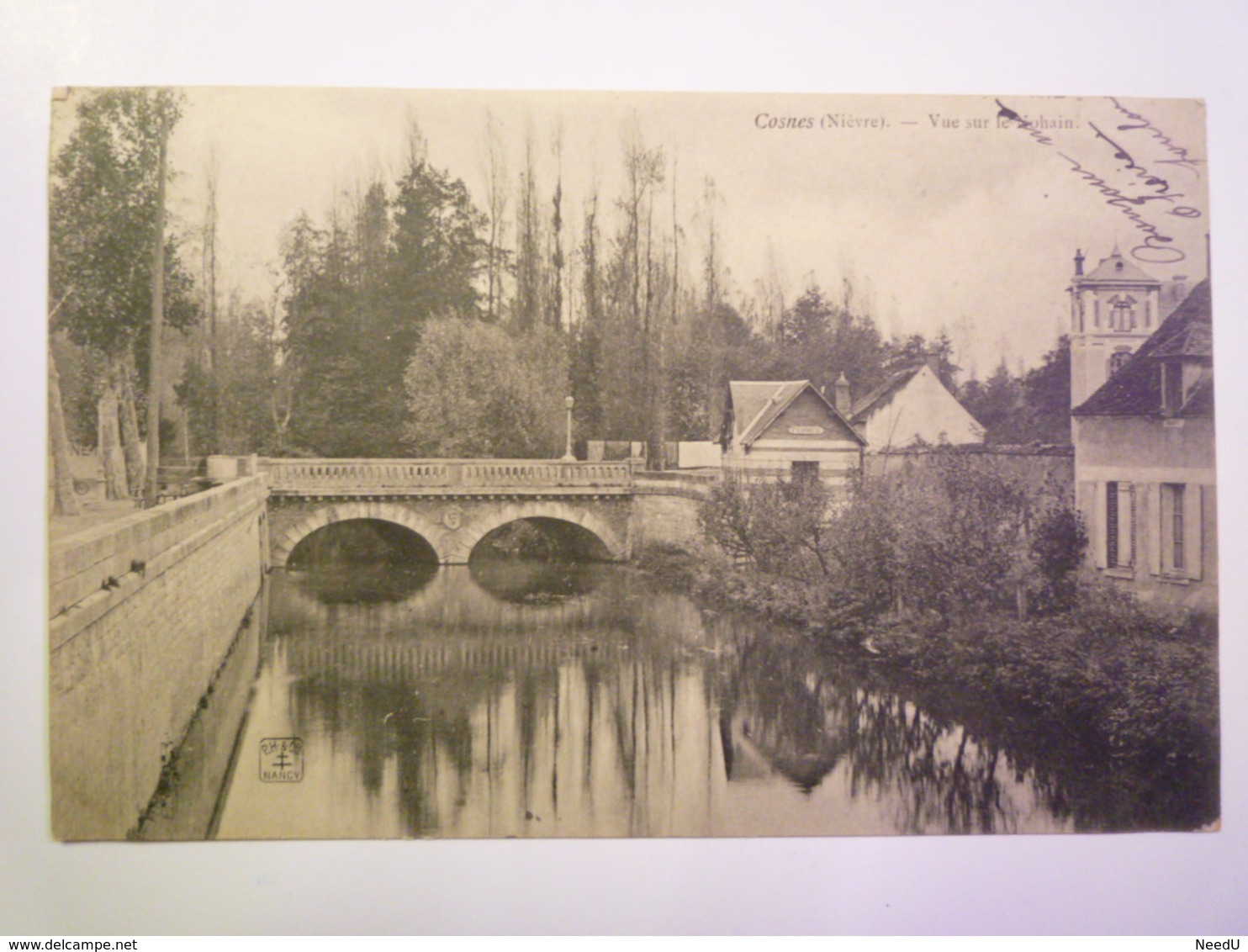 GP 2019 - 326  COSNES  (Nièvre)  :  Vue Sur Le NOHAIN   1904   XXX - Cosne Cours Sur Loire