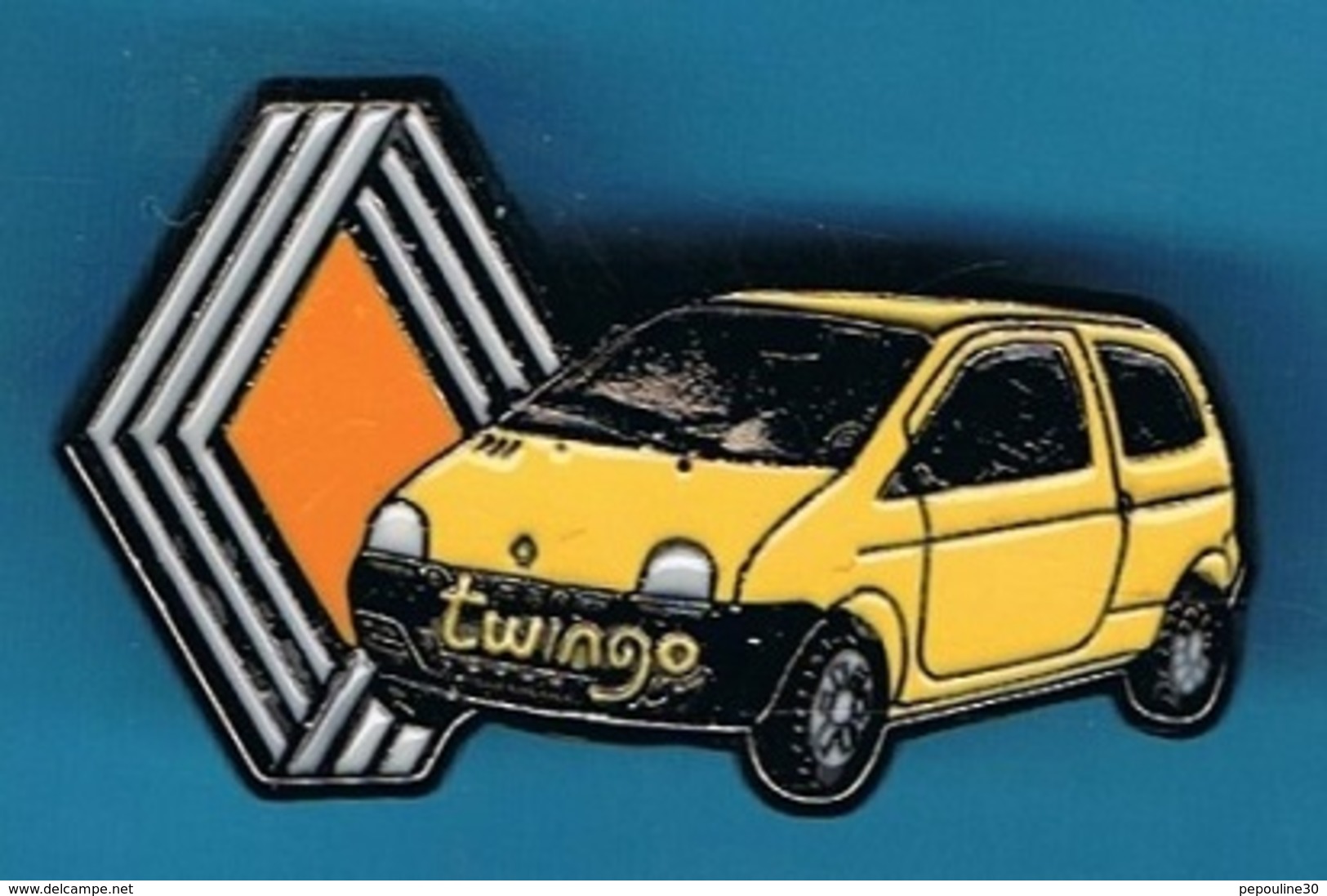 1 PIN'S //   ** RENAULT / TWINGO ** . (© Qualité Collectors Série Limitée) - Renault