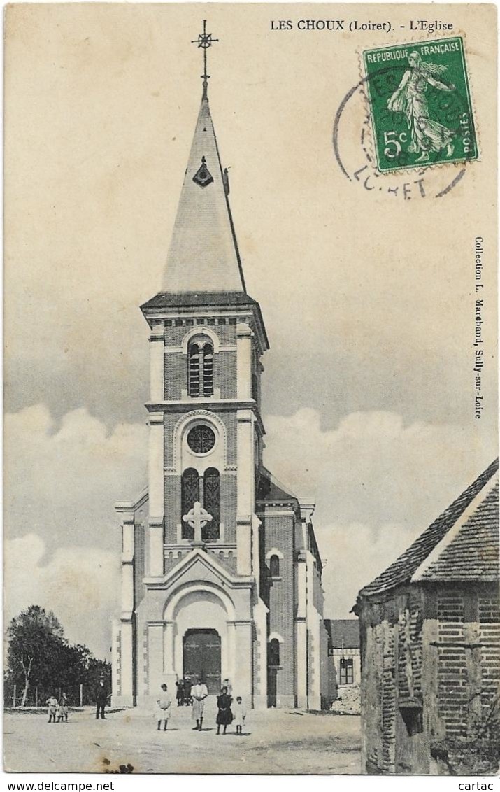 D45 - LES CHOUX - L'EGLISE - Carte Animée - Autres & Non Classés