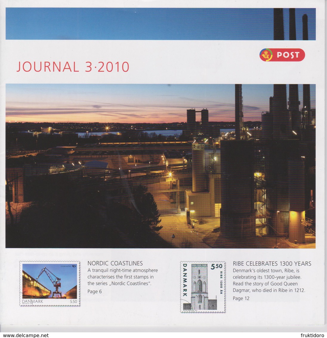 Denmark Brochures Journal 2010/2012 Queen Margrethe II 70 Anniversary - Nordic Coastlines - Ribe 1300 Years - Snow - Collections