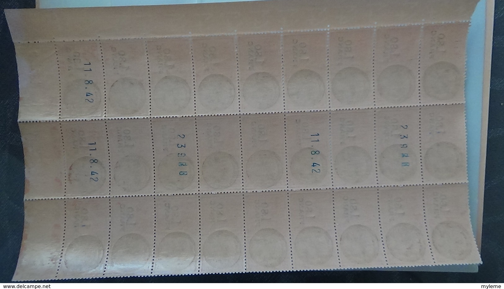 Carnet à Choix De 230 Timbres Fiscaux Avec Coins Datés (et Date Au Verso) Tous Est **. Côte Très Sympa !!! - Collections (en Albums)