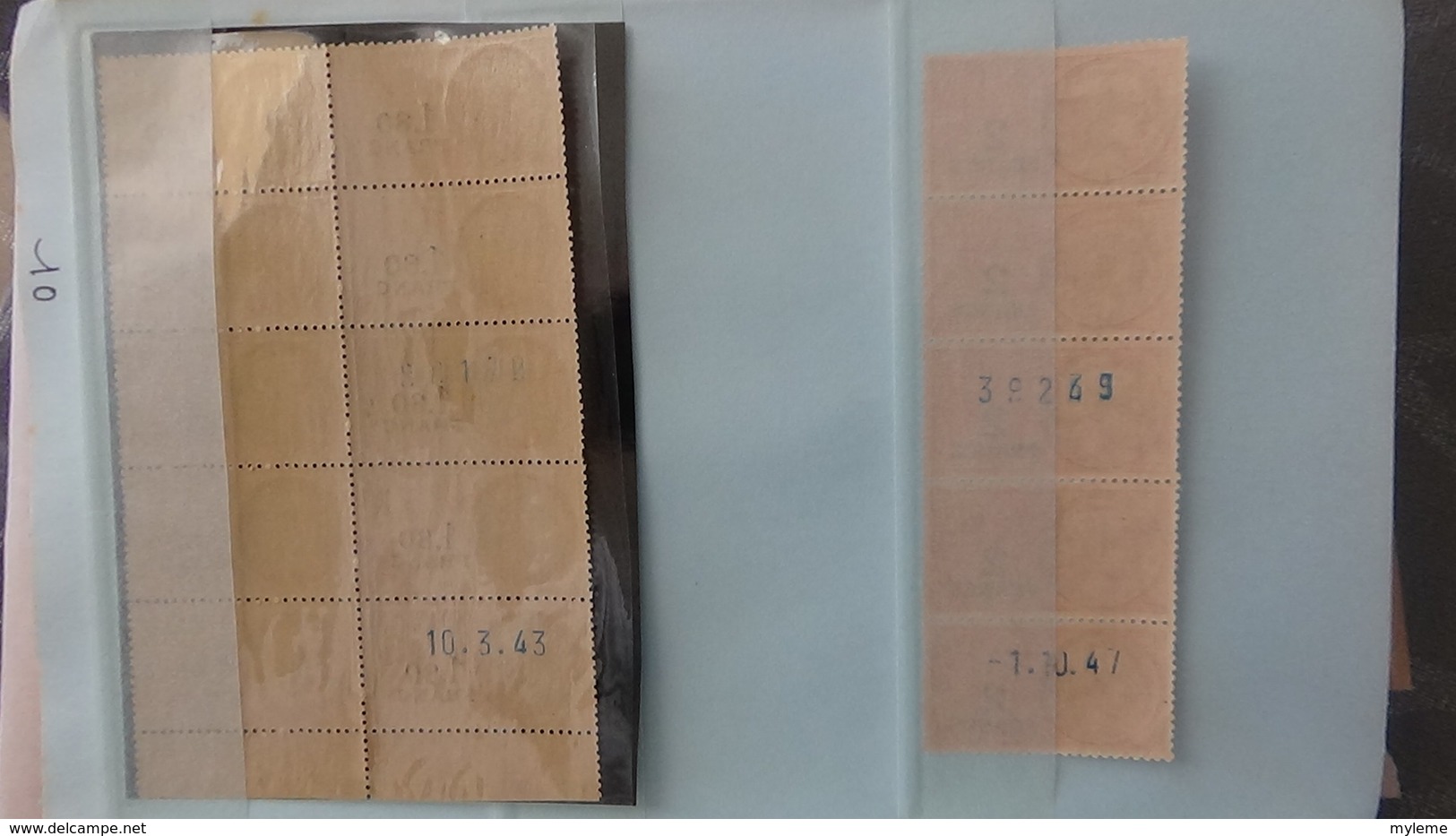 Carnet à choix de 230 timbres fiscaux avec coins datés (et date au verso) tous est **. Côte très sympa !!!