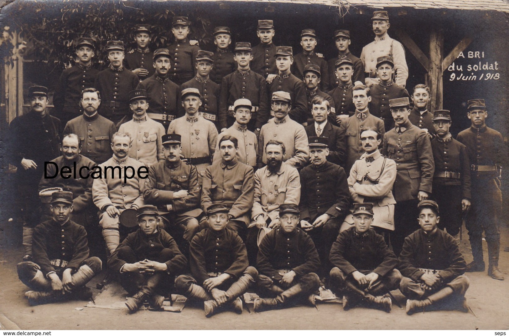 CP Photo :  Militaires - Abri Du Soldat - Limoges - 1918 - Guerre, Militaire