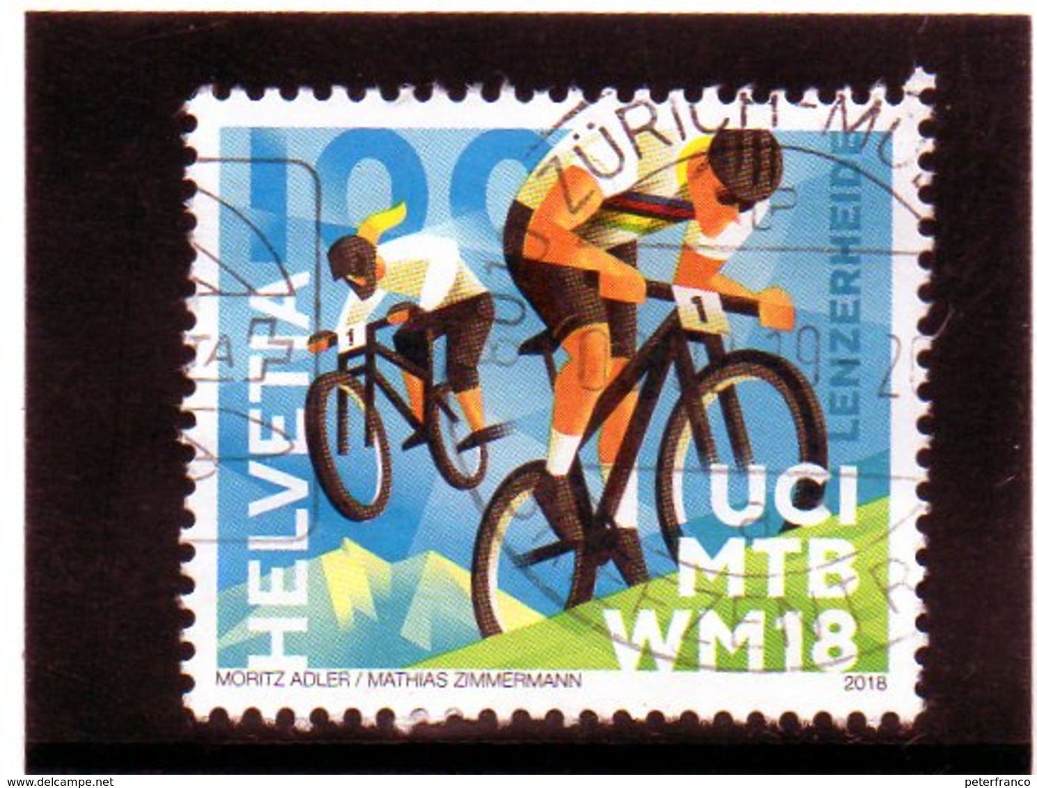 2018 Svizzera - Campionati Mondiali Di MTB - Used Stamps