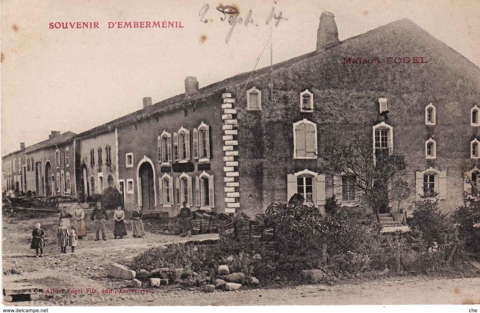 SOUVENIR D'AMBERMENIL  1914 - Autres & Non Classés