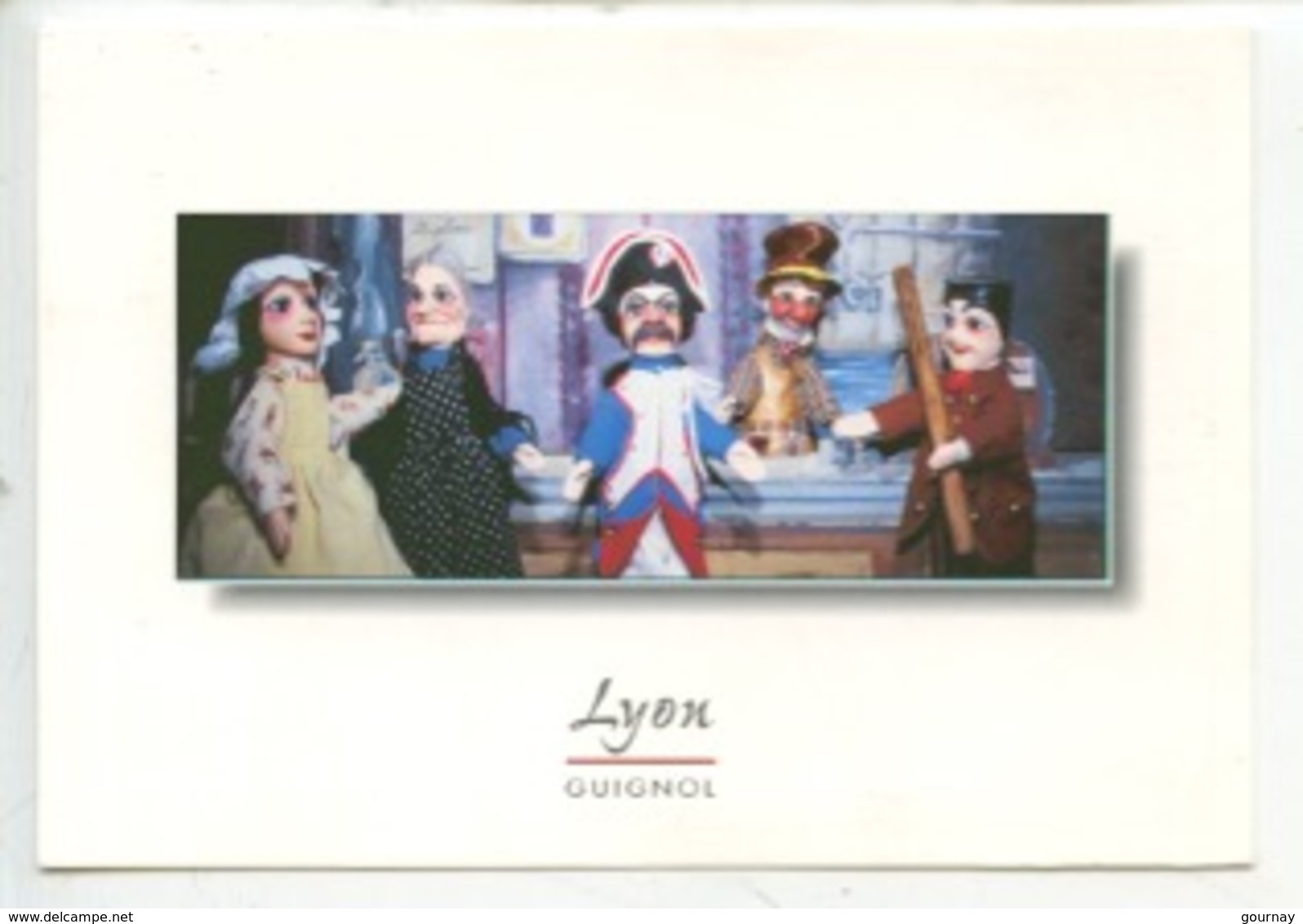 Lyon Atelier Du Guignol : Marionnettes Sculptées Par G. Pavaly (cp N°981) - Craft