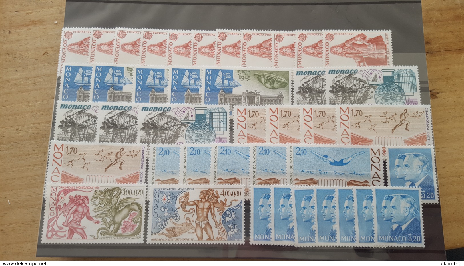 LOT 440990 TIMBRE DE MONACO NEUF** LUXE FACIALE - Collections, Lots & Séries