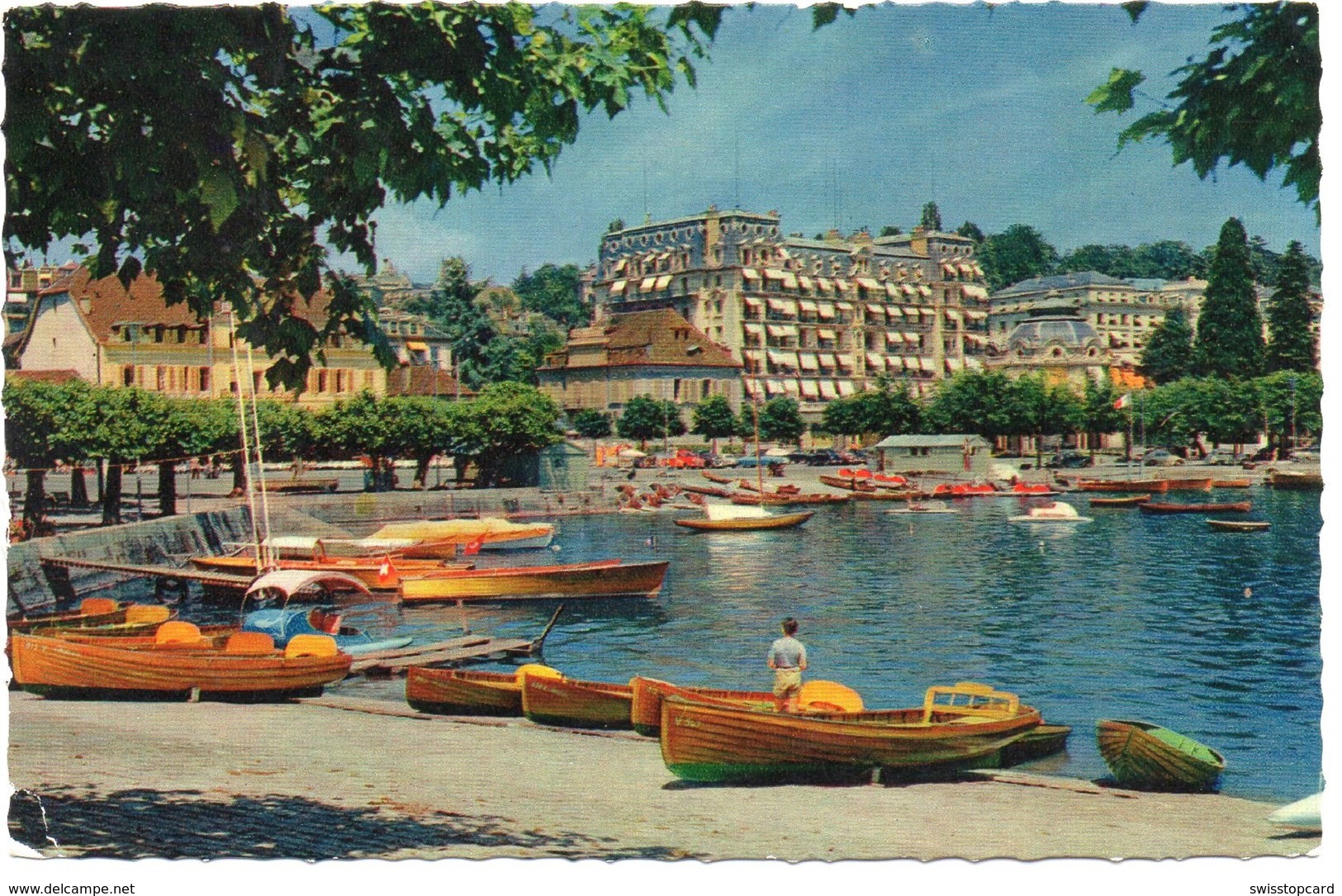 OUCHY-LAUSANNE Le Port Et Le Beau-Rivage - Lausanne