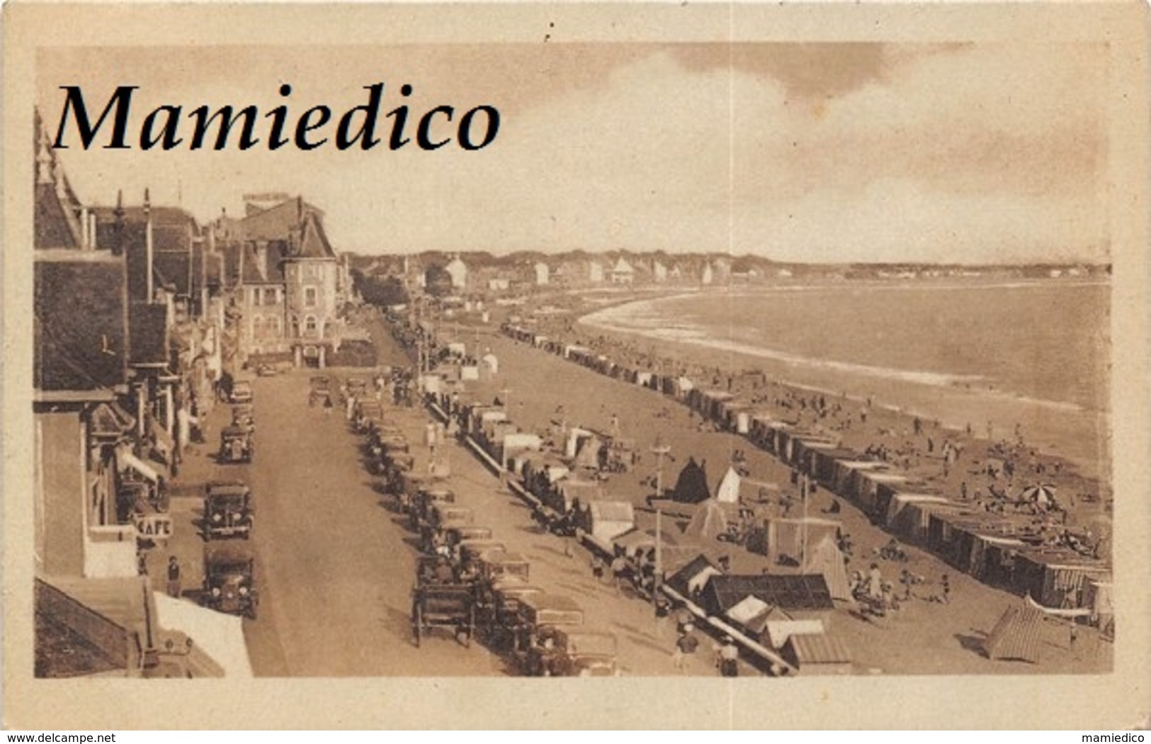 Automobiles. Le parking de la plage de PORNICHET en 1934, 1957, 1964 et 1966 + 1 CP idem LA BAULE en 19??