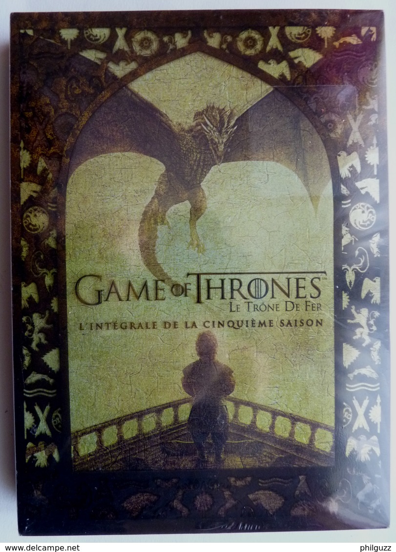 COFFRET DVD GAME OF TRONE LE TRONE DE FER SAISON 5 Neuf Sous Film - Fantasy