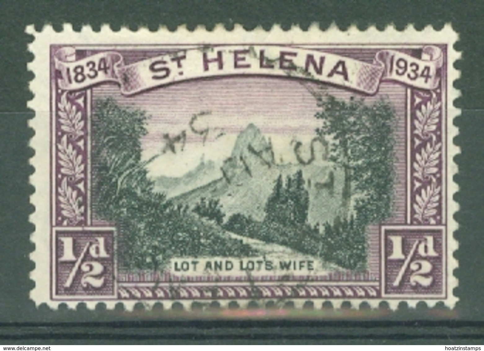 St Helena: 1934   Centenary Of British Colonisation     SG114    ½d     Used - Saint Helena Island