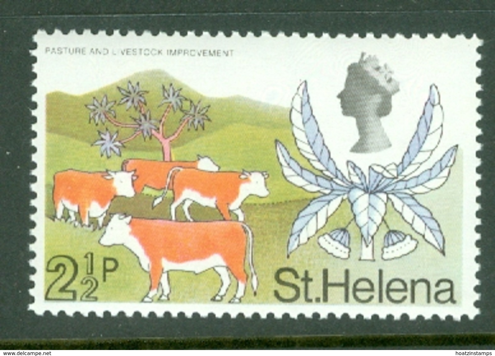 St Helena: 1971   QE II - Pictorial - Decimal Currency    SG265    2½p       MNH - Saint Helena Island