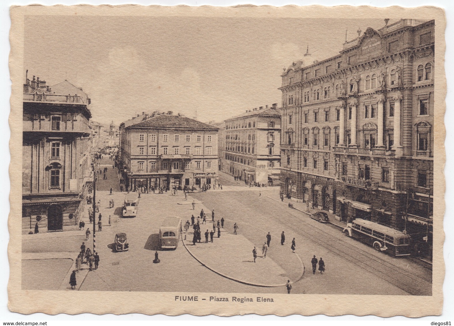 Fiume (Croazia) - Piazza Regina Elena - Croazia