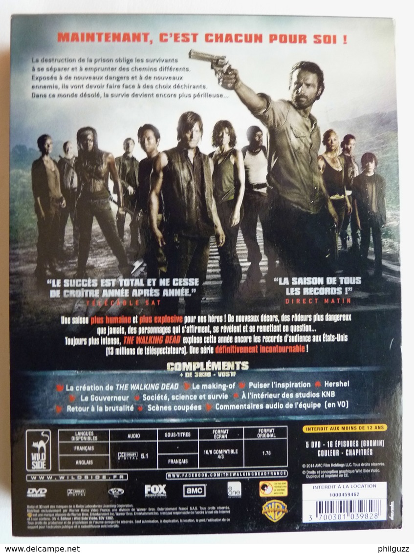 COFFRET DVD WALKING DEAD SAISON 4 - Horreur