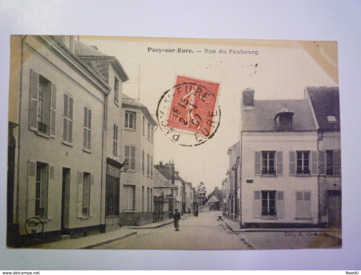 GP 2019 - 362  PACY-sur-EURE  (Eure)  :  Rue Du  FAUBOURG   1907   XXX - Pacy-sur-Eure
