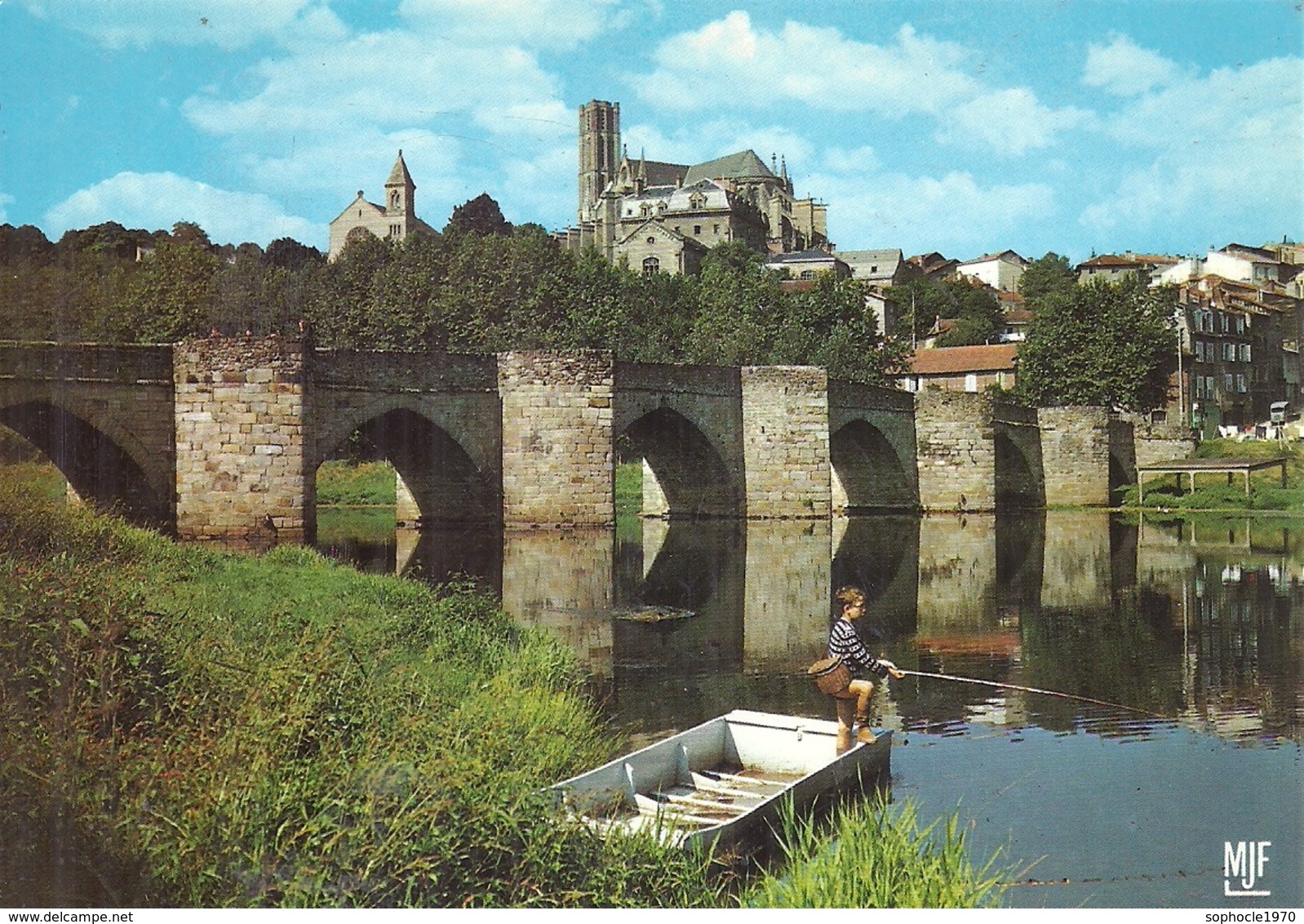 HAUTE VIENNE - 87 - LIMOGES -CPSM GF Couleur - Pont St Etienne - Limoges