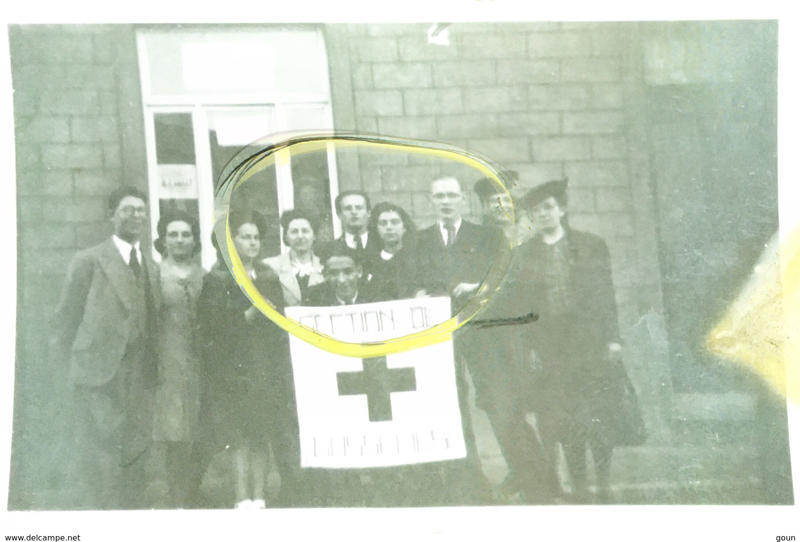 Photo Originale Section De La Croix Rouge De Gosselies Septembre 1943 - Autres & Non Classés
