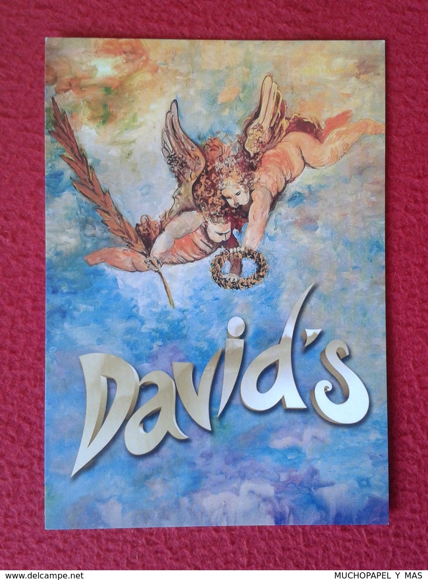 POSTAL POST CARD CARTE POSTALE PUBLICITARIA PUBLICIDAD ADVERTISING IBIZA BALEARIC ISLANDS DAVID'S ÁNGELES ANGELS ANGES - Publicidad