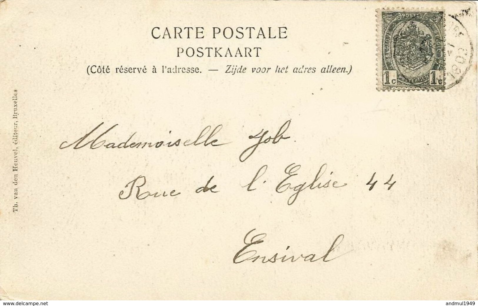 CHARLEROI - L'Athénée - Oblitération De 1903 - Editeur Théo Van Den Heuvel - Charleroi