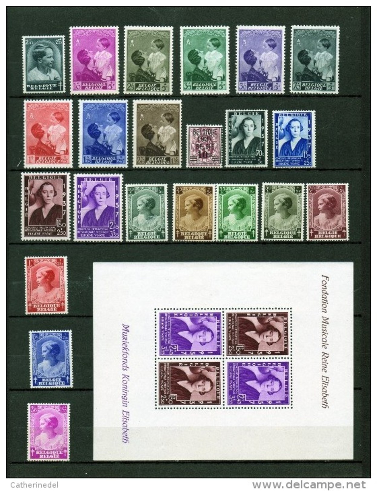 Année 1937 ** Complète Sans Charnière - Annate Complete