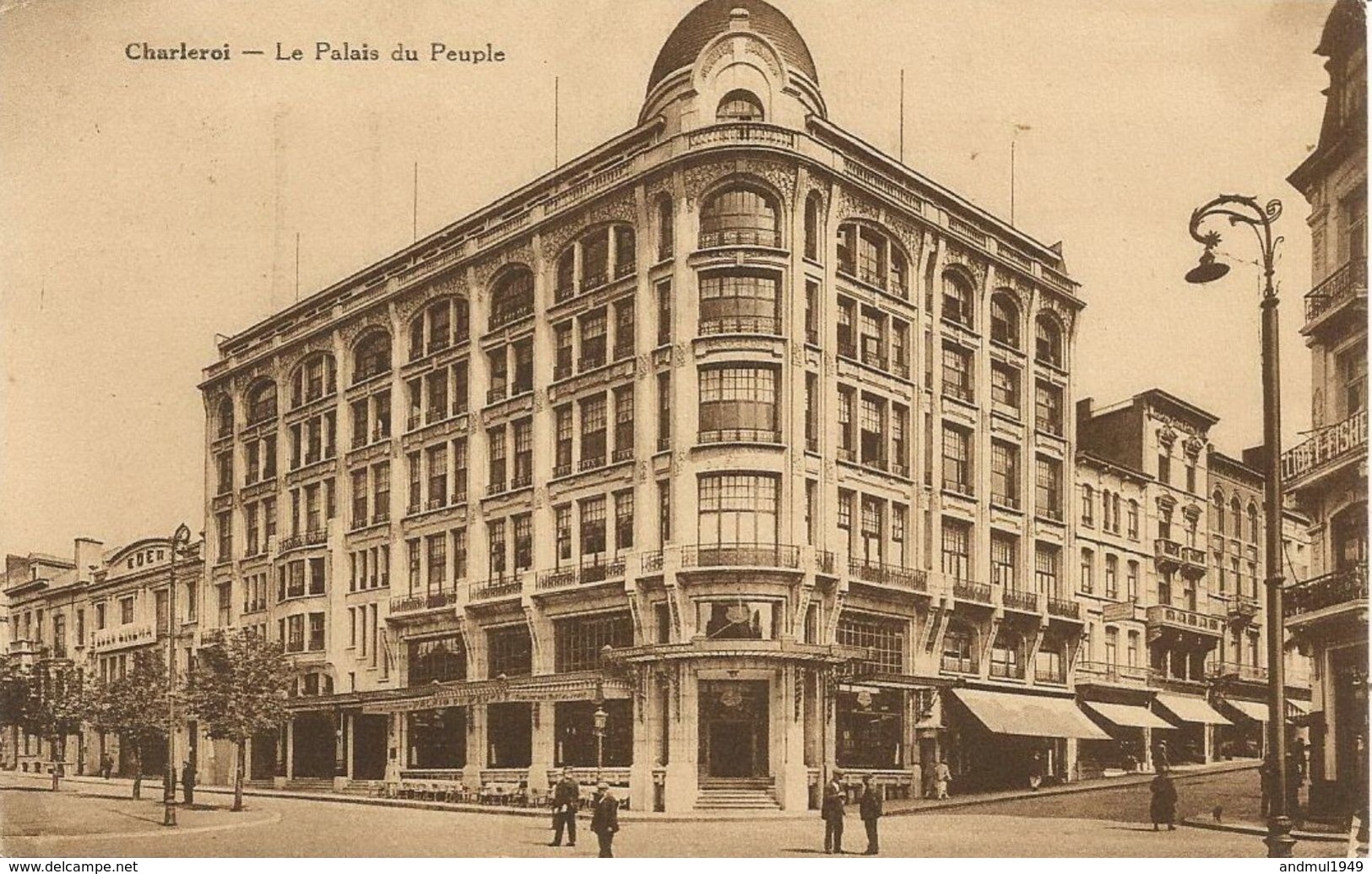 CHARLEROI - Le Palais Du Peuple - Oblitération De 1931 - Edition Belge - Charleroi