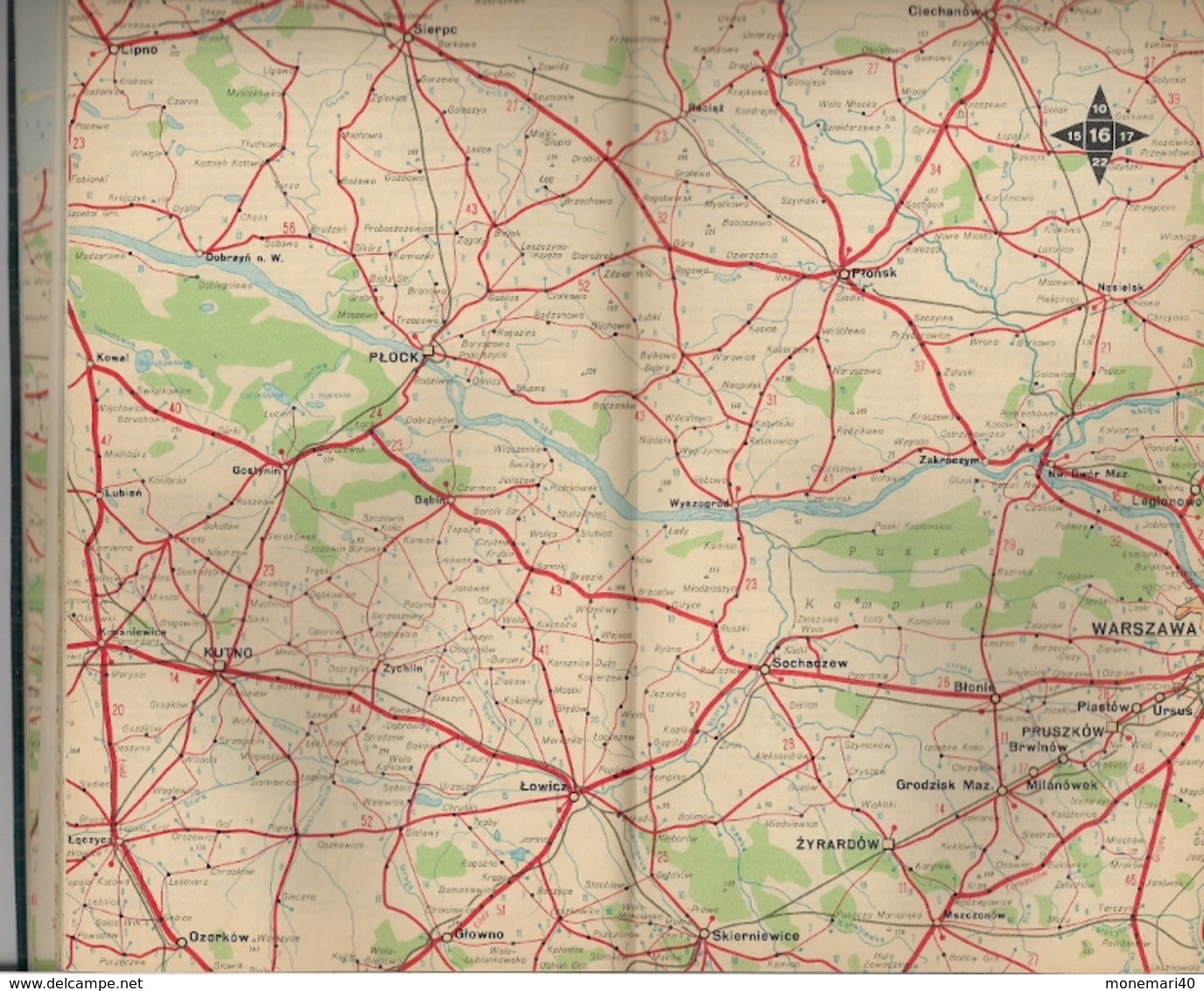 POLOGNE (ATLAS SAMOCHODOWY POLSKI)  - PANSTWOWE PRZDSIEBIORSTWO WYDAWNICTW KARTOGRAFICZNYCH