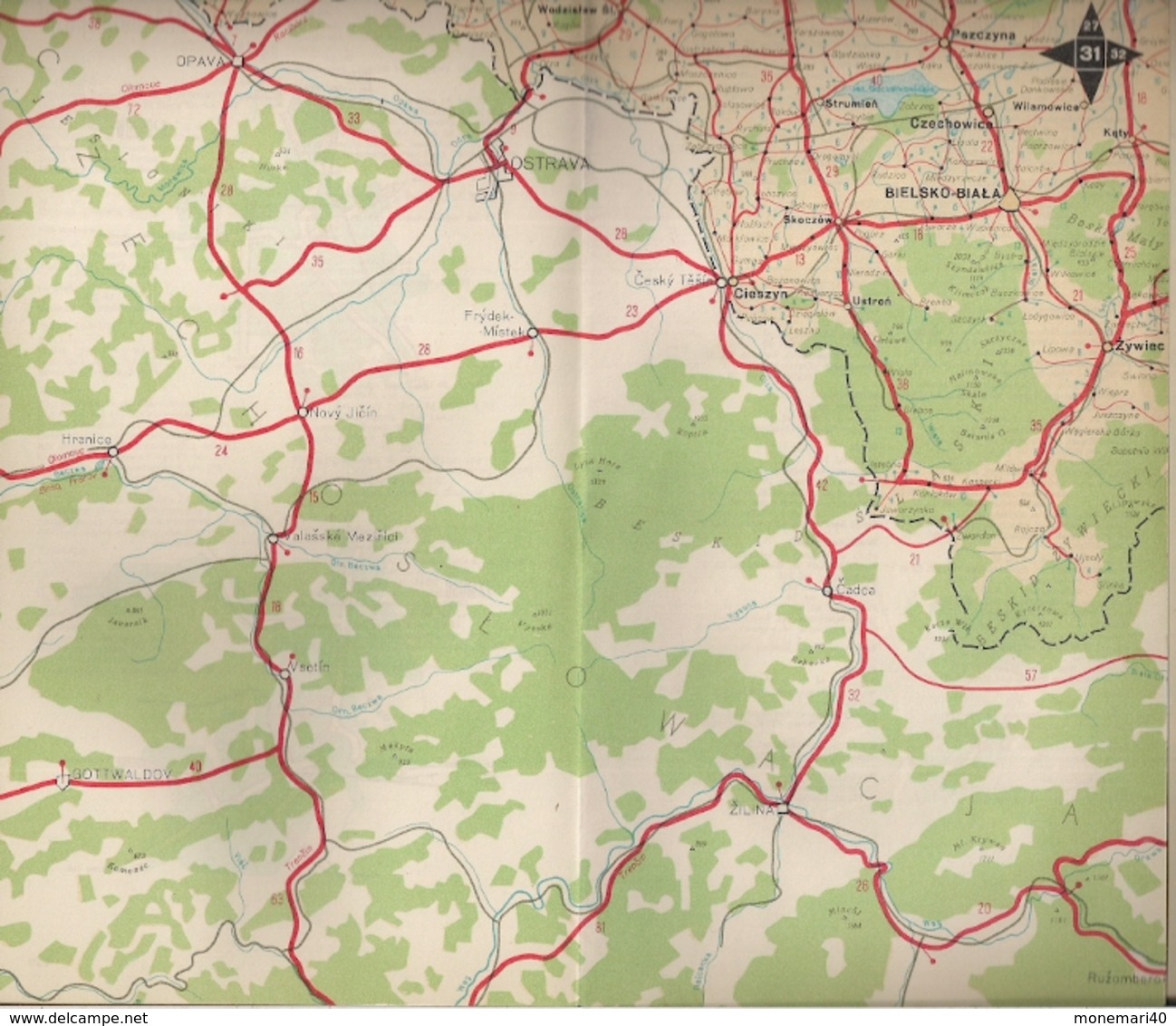 POLOGNE (ATLAS SAMOCHODOWY POLSKI)  - PANSTWOWE PRZDSIEBIORSTWO WYDAWNICTW KARTOGRAFICZNYCH