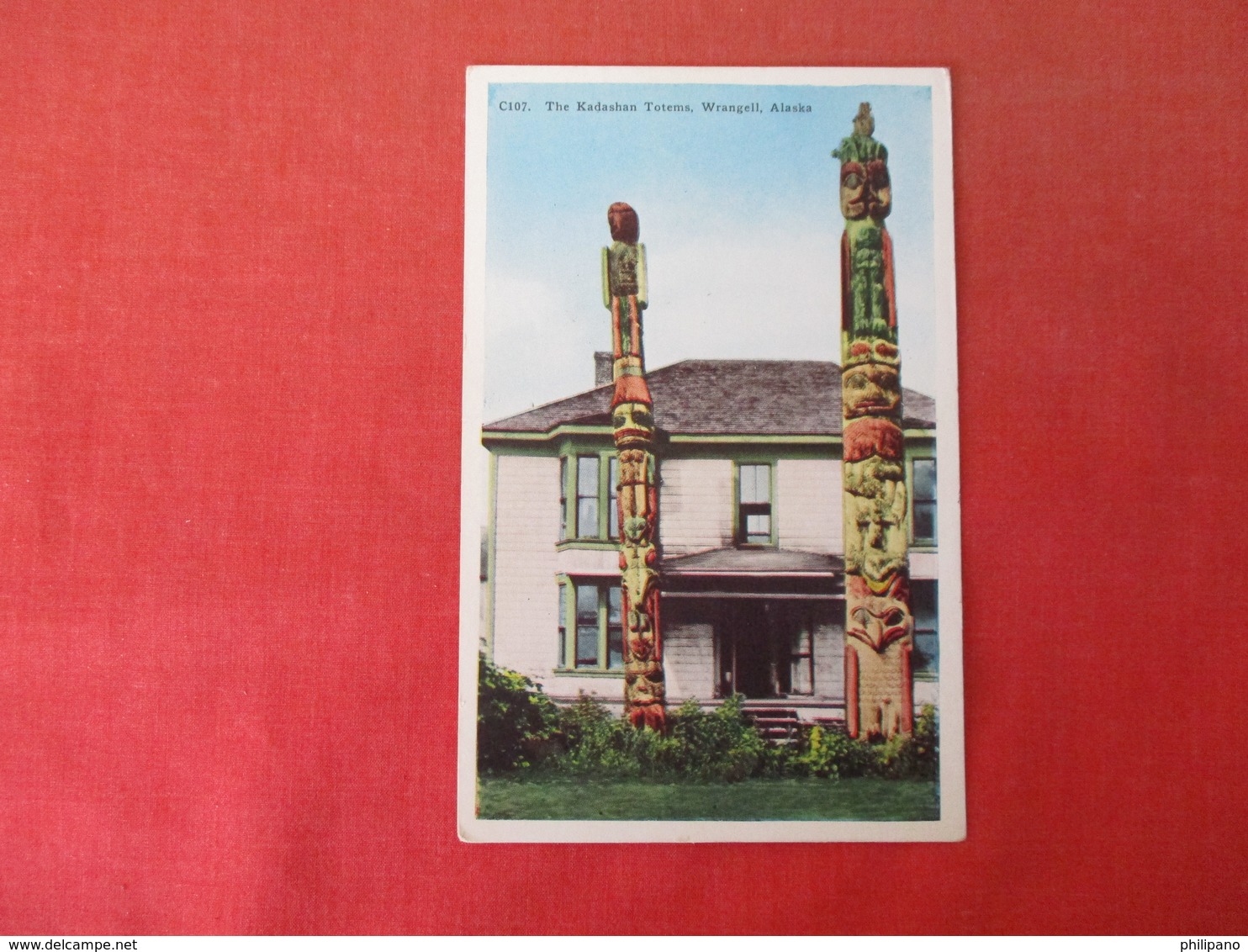 The Kadashan Totems Wrangell Alaska   Ref 3165 - Native Americans