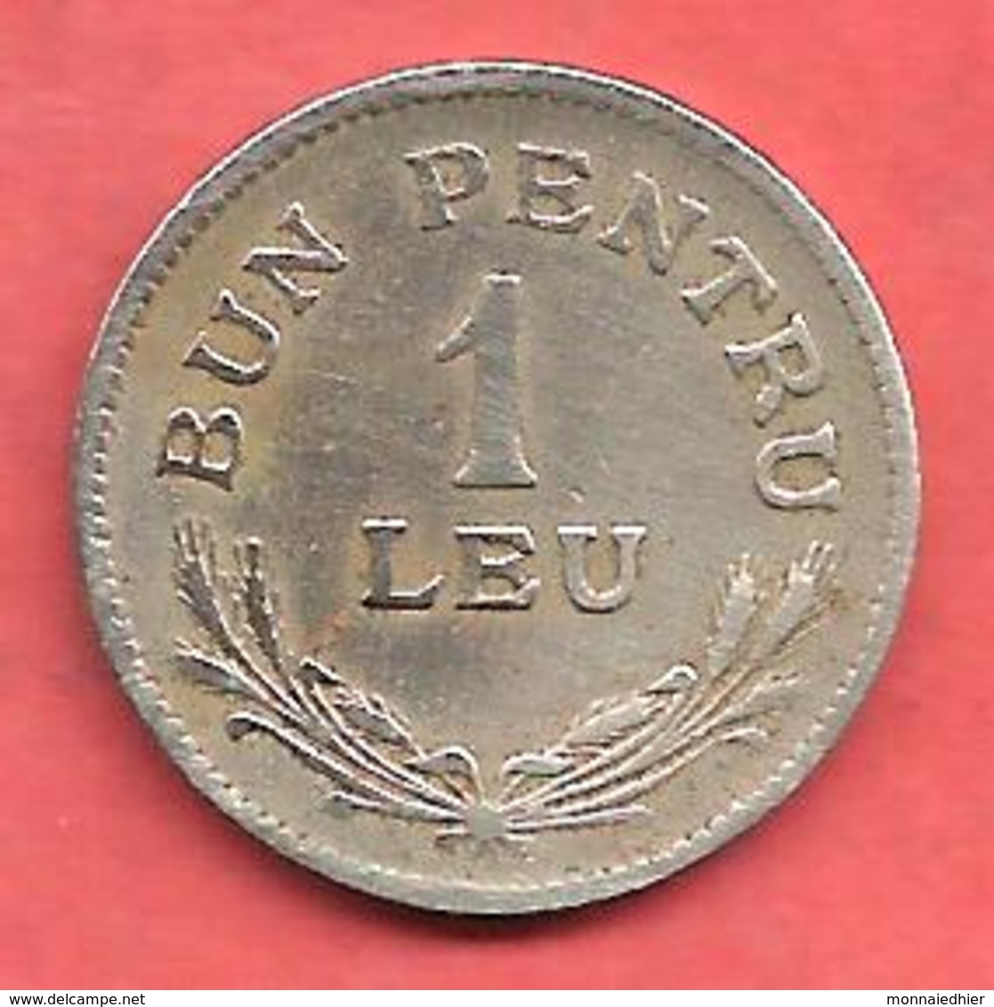 1 Leu , ROUMANIE  , Cupro-Nickel , 1924 , N° KM # 46 - Roumanie