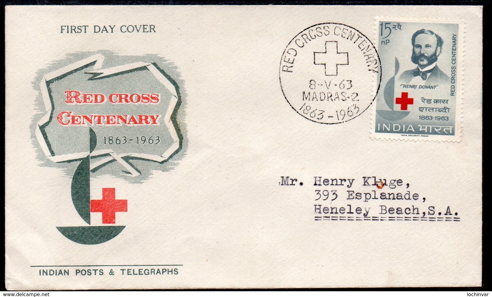 INDIA, 1963 RED CROSS FDC - Covers & Documents