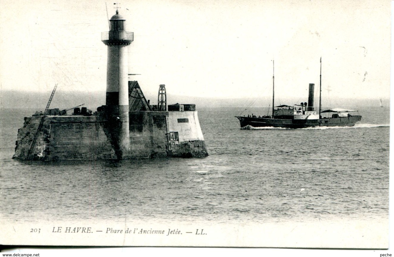 N°70168 -cpa Le Havre -phare De L'ancienne Jetée- - Phares