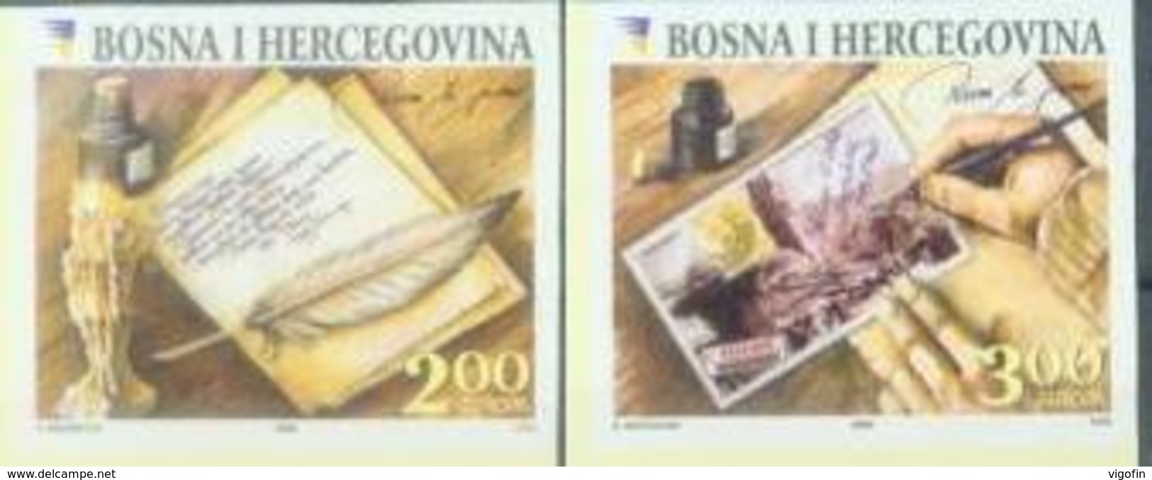 BH 2008-512-3 EUROPA CEPT, BOSNA AND HERZEGOWINA, 1 X 2v -inperforated, ** - 2008