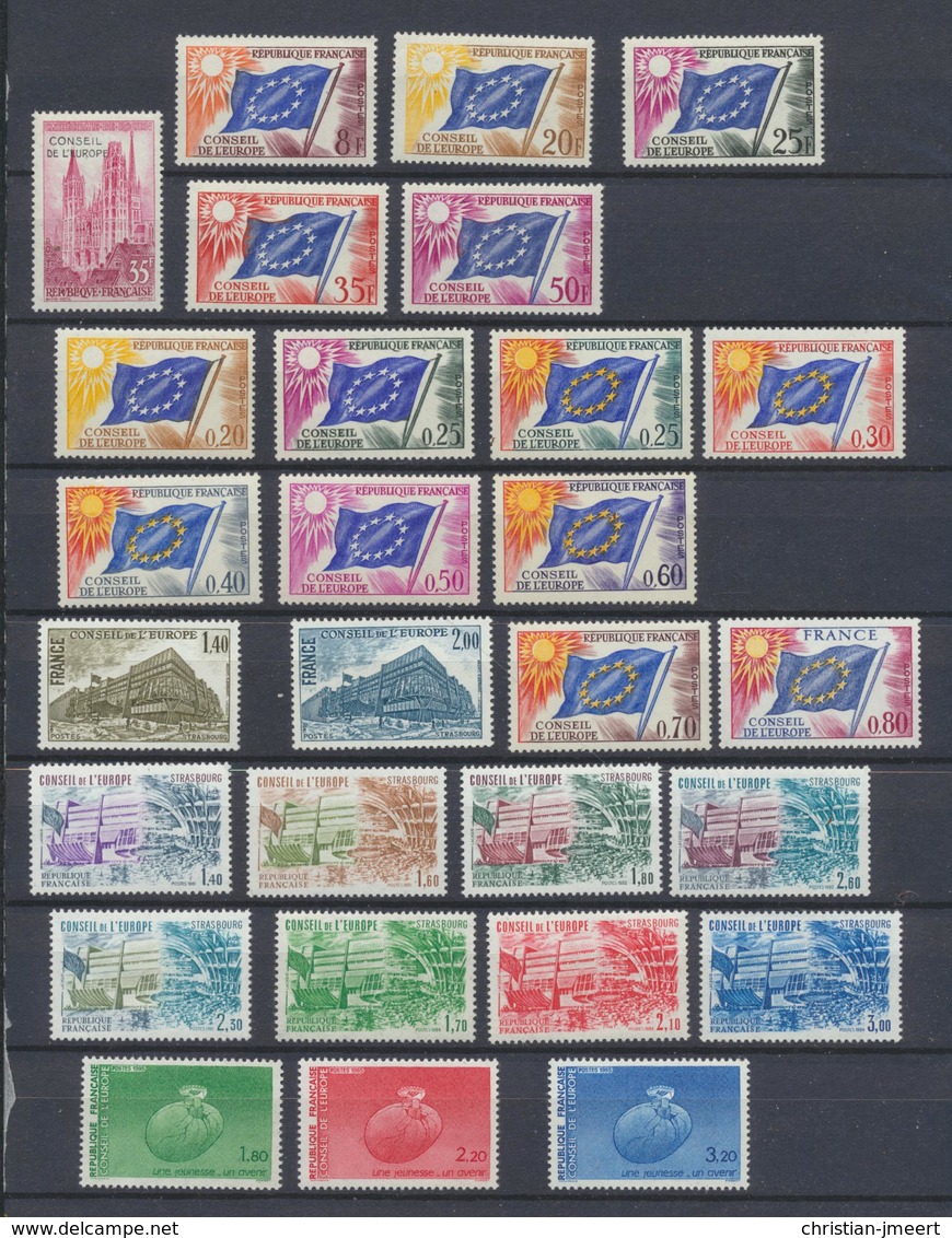 FRANCE  Lot De Timbres MNH XX Avec Services Et Préos - Collections