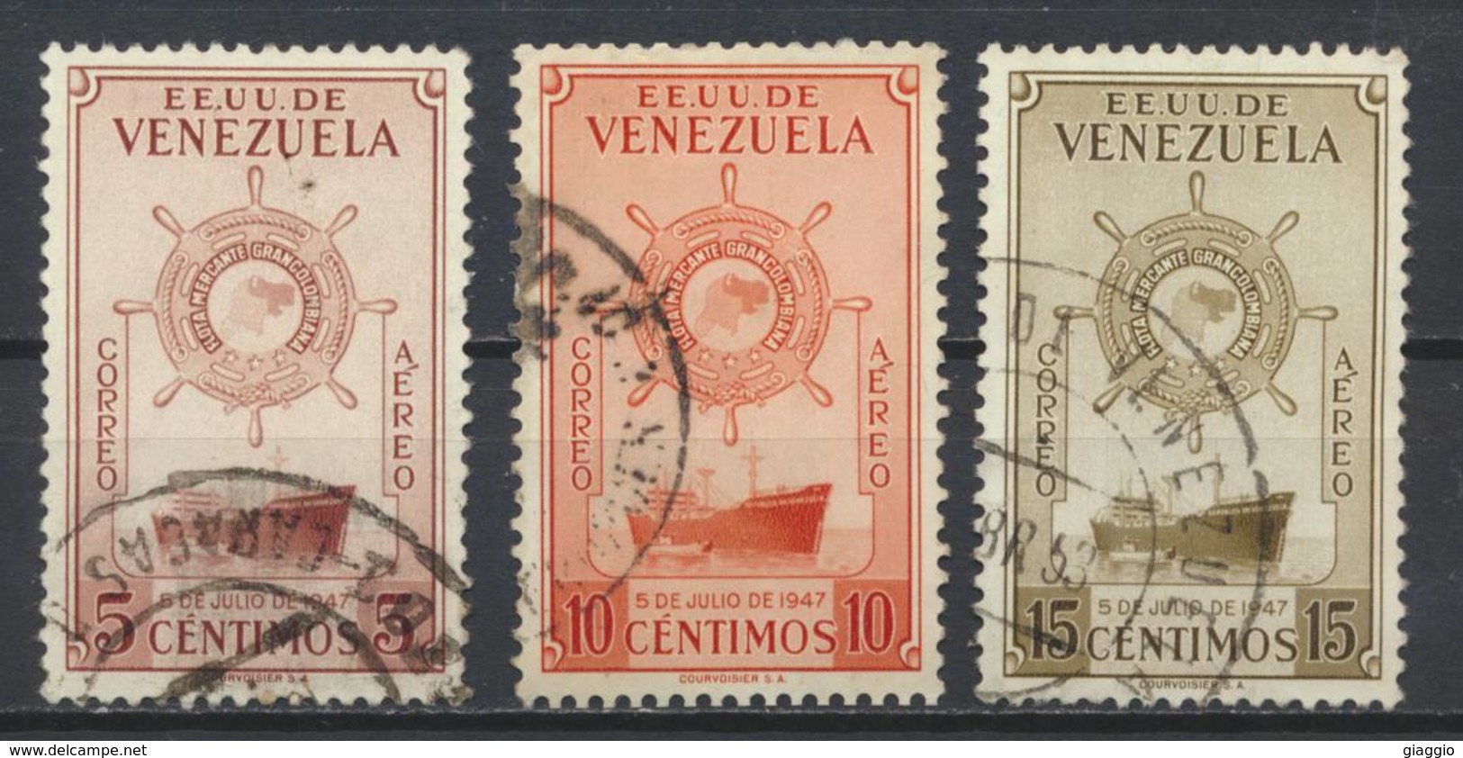 °°° VENEZUELA - Y&T N°380/80A/81 PA - 1952 °°° - Venezuela