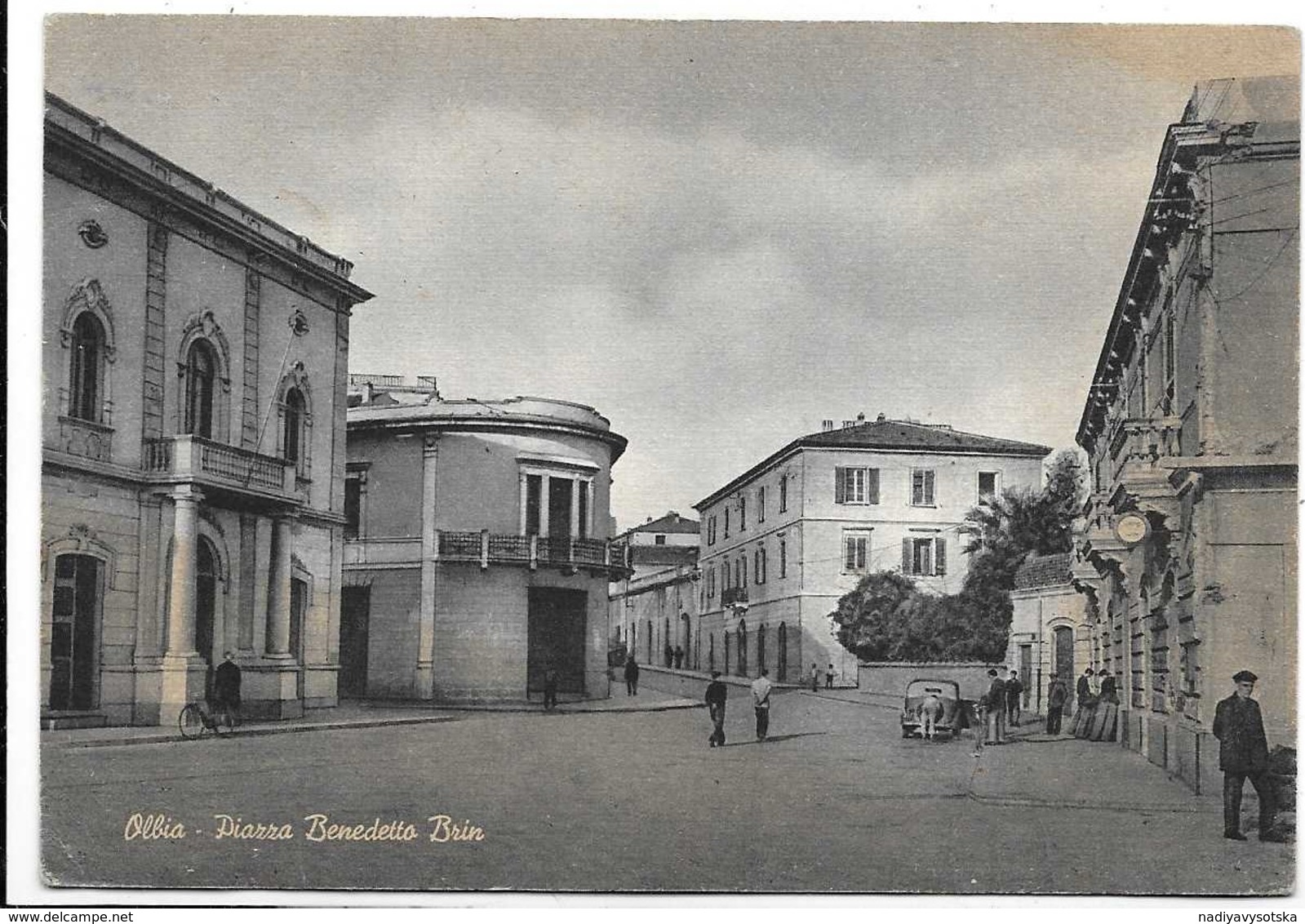 Olbia (Sassari). Piazza Benedetto Brin. - Olbia