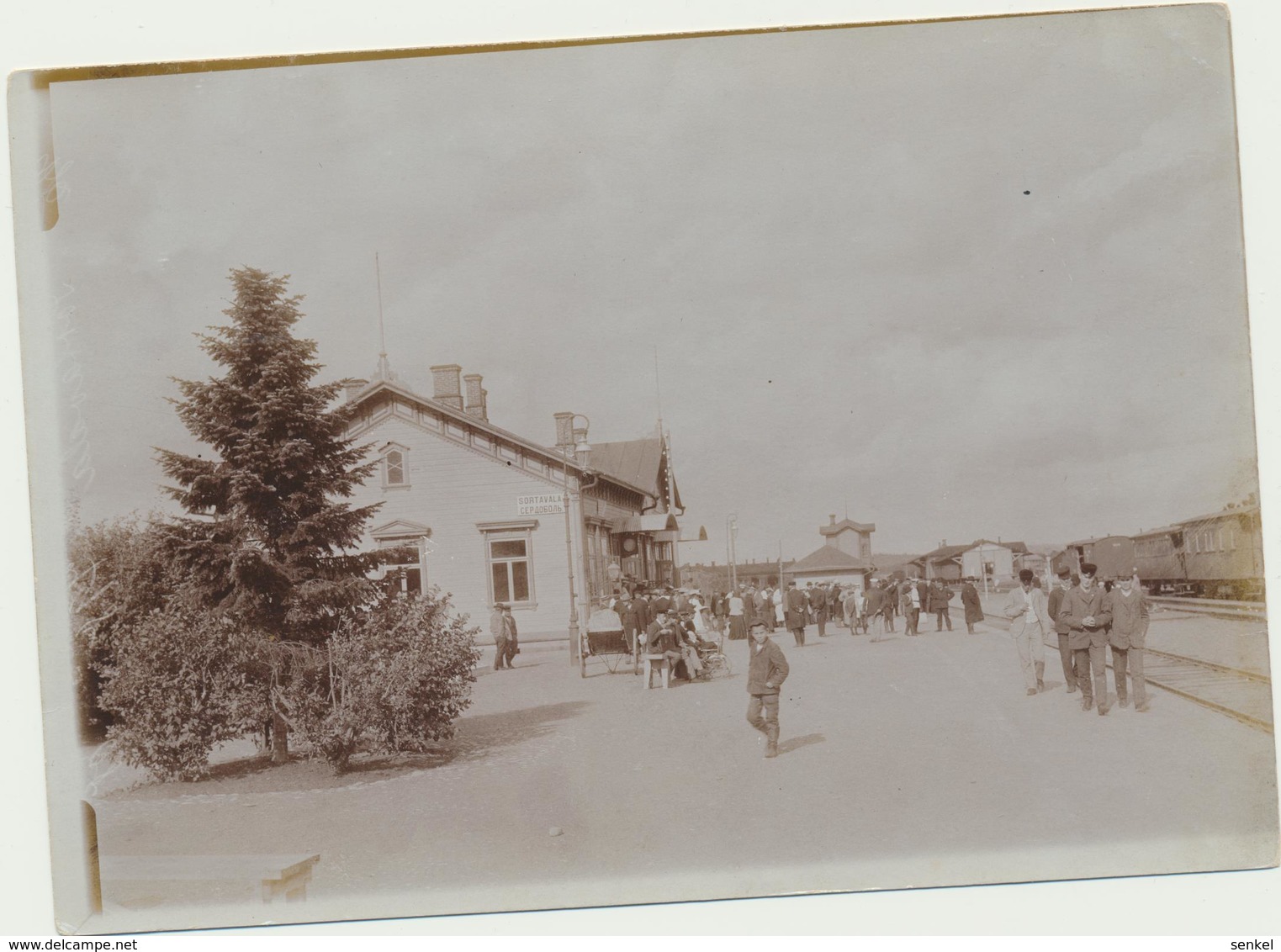 431. Finland Finnland Sortavala Railway Station Russland Russia Russie Original Photo Carstens Hamburg - Finland