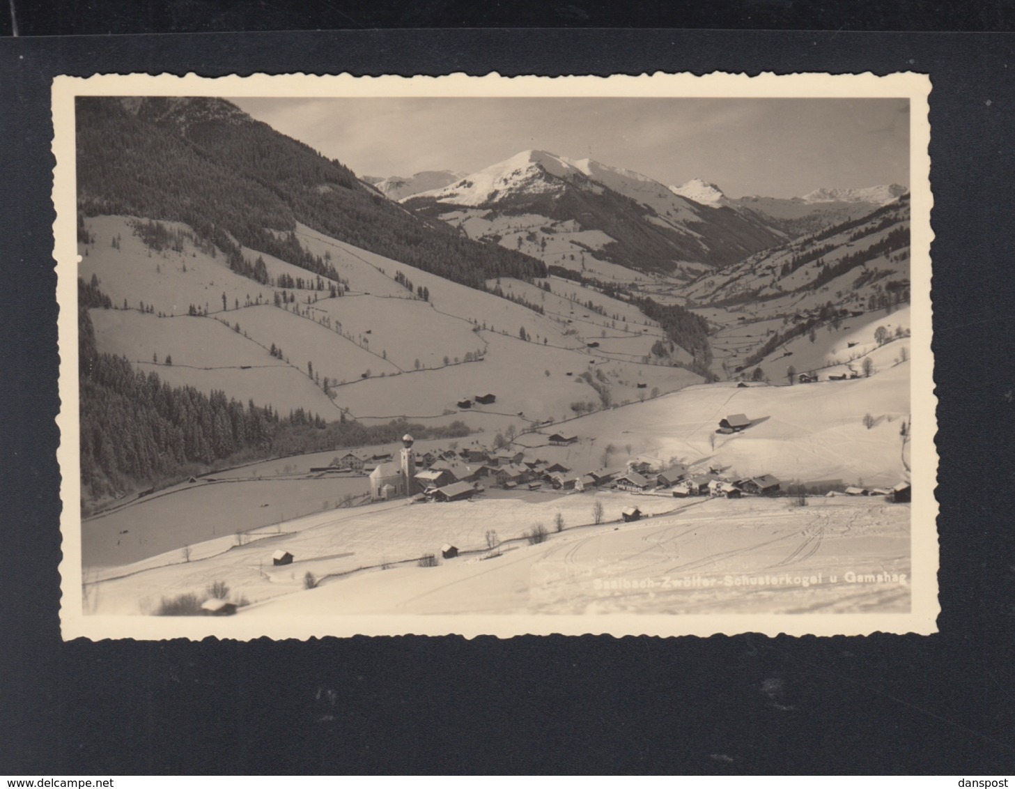 Österreich AK Saalbach-Zwölfer-Schusterkogel - Saalbach