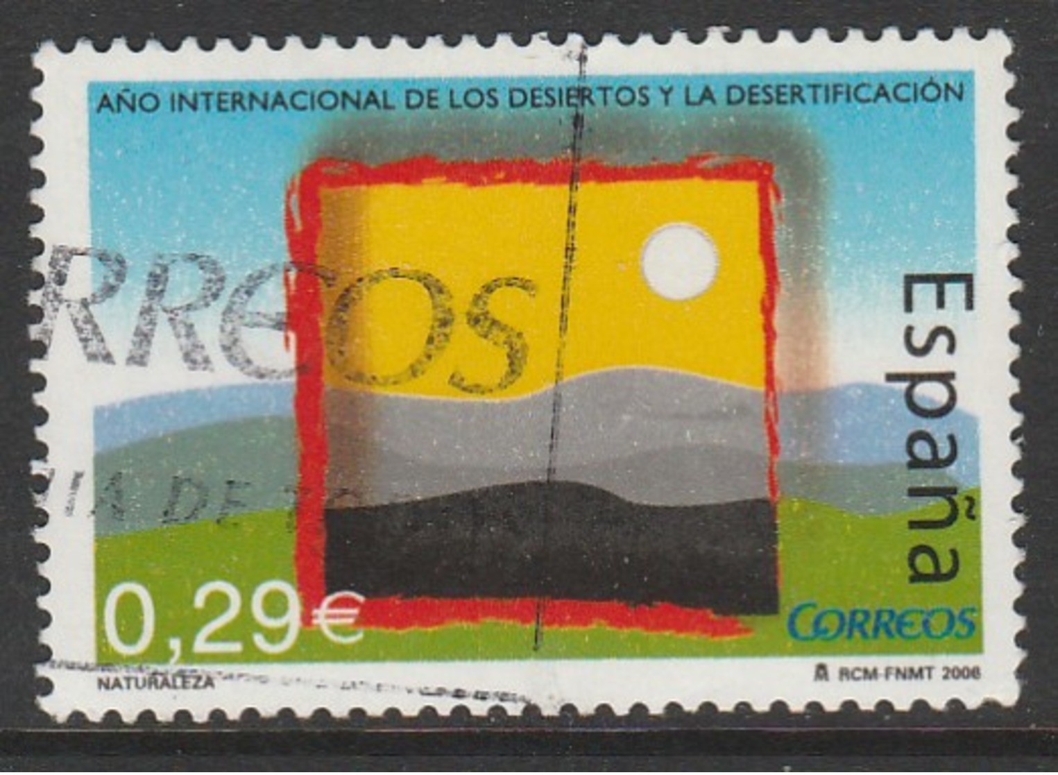 Spain 2006 Nature - International Year Of Deserts And Desertification 0.29 € Multicoloured  SW 4112 O Used - Used Stamps