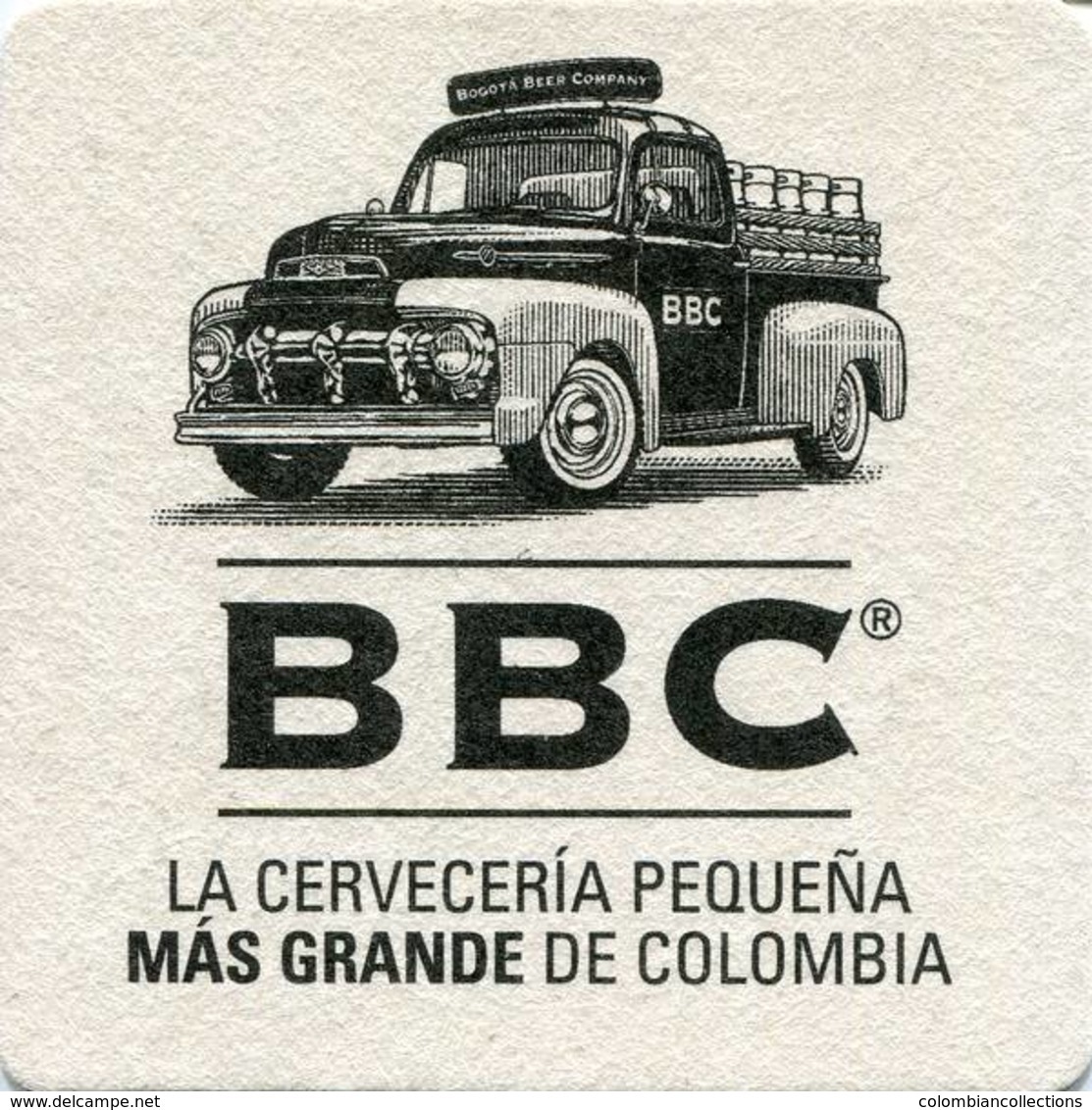 Lote 426, Colombia, Posavaso, Coaster, Bogota Beer Company, BBC, Cajica Miel - Portavasos