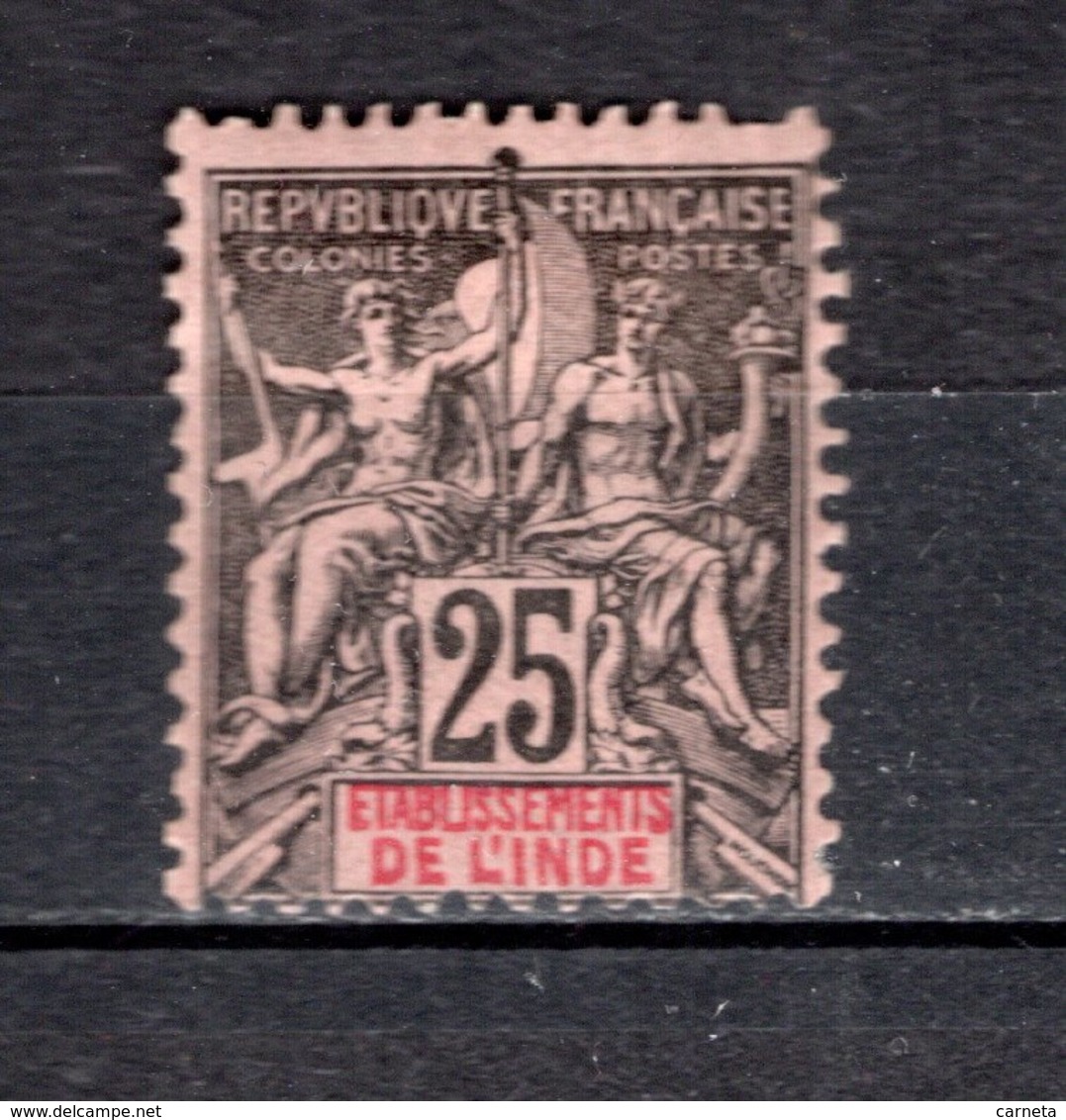 INDE N° 8 NEUF AVEC CHARNIERE COTE 5.80€  TYPE GROUPE  VOIR DESCRIPTION - Unused Stamps