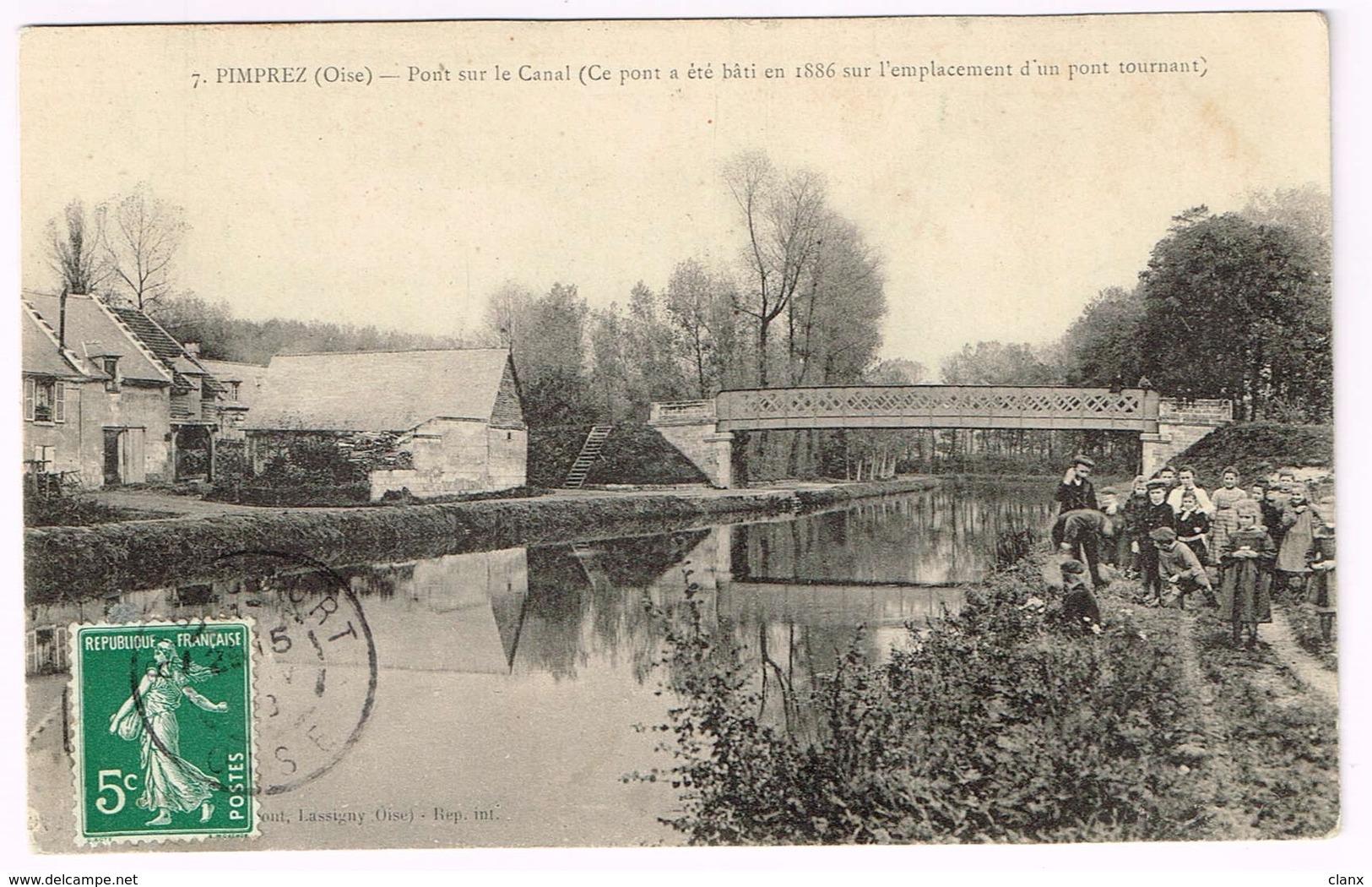 PIMPREZ 1908 Pont Sur Le Canal - Sonstige & Ohne Zuordnung