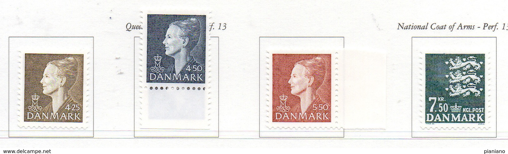 PIA - DANIMARCA -1998 : Uso Corrente -  Regina Margrethe  - (Yv 1179-81 ) - Ungebraucht