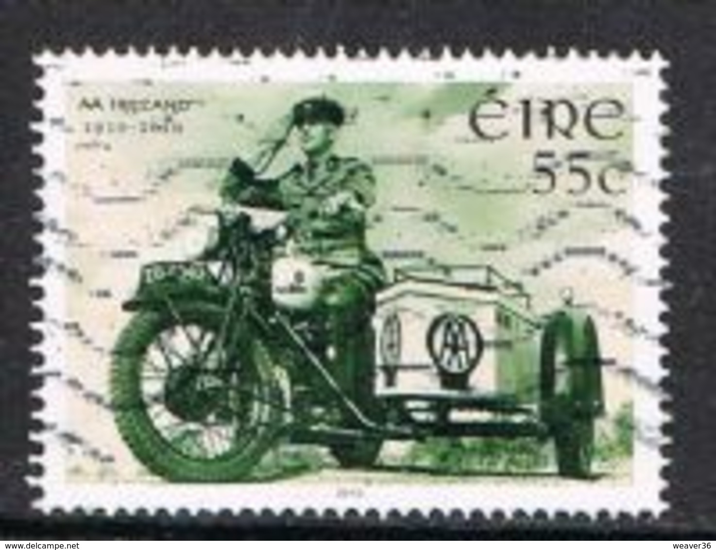 Ireland 2010 AA 55c Good/fine Used [15/14516/ND] - Used Stamps