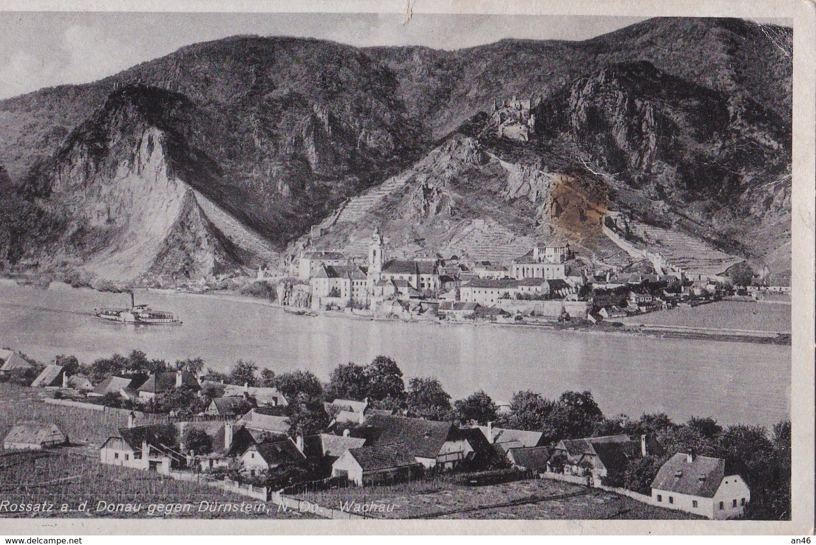 WACHAU ROSSATZ DONAU GEGEN DURNSTEIN VG AUTENTICA 100% - Krems An Der Donau