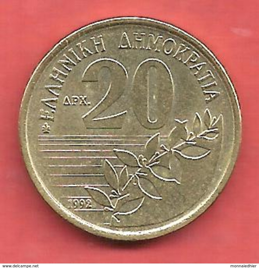 20 Drachmes , GRECE  , Nickel-Bronze , 1992 , N° KM # 154 - Griechenland