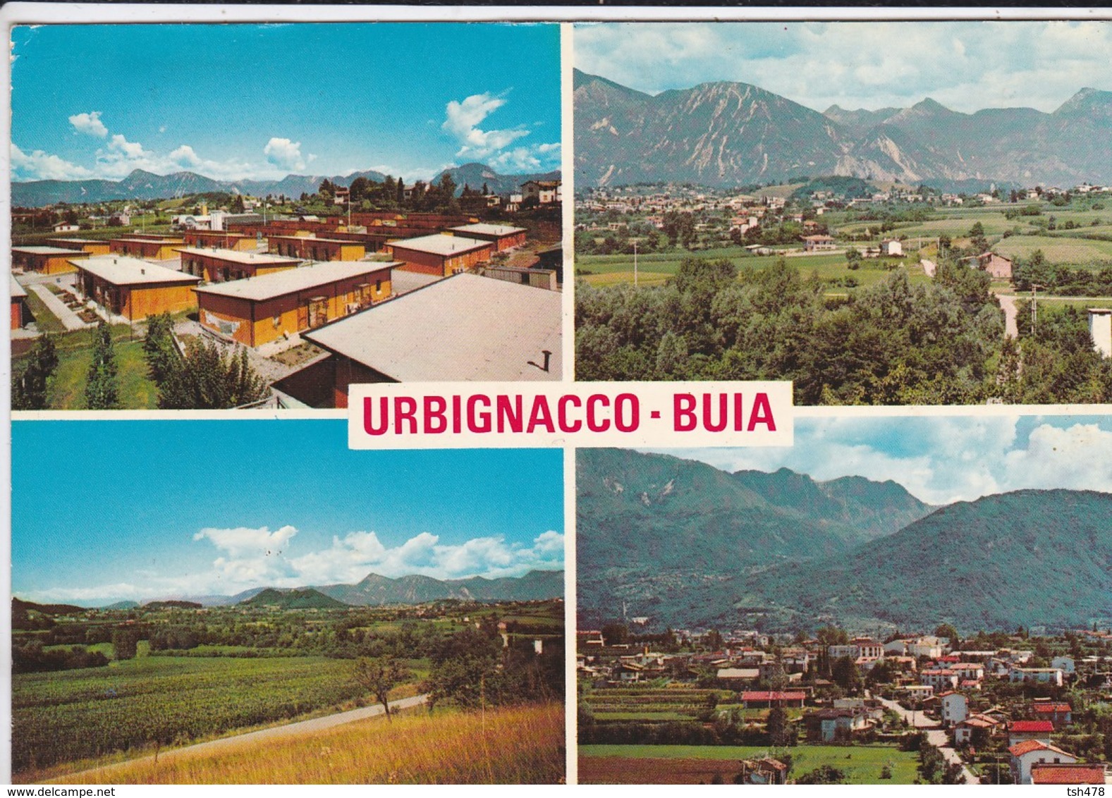 ITALIE--RARE---URBIGNACCO-BUIA--anno 1977--multi-vues--voir 2 Scans - Altri & Non Classificati